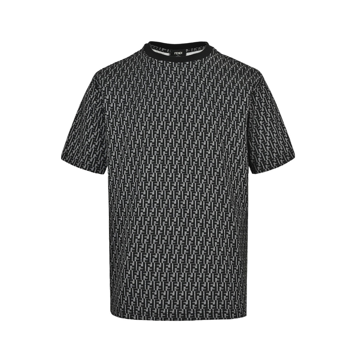Fendi 26ss full FF old flower jacquard short sleeves