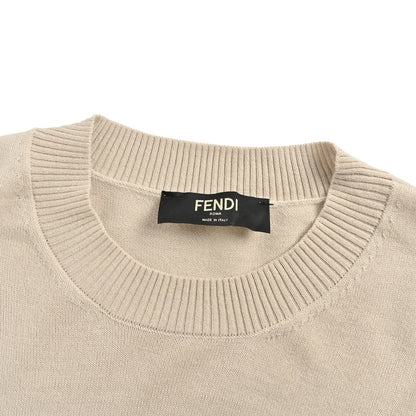 Fendi diagonal letter crew neck sweater