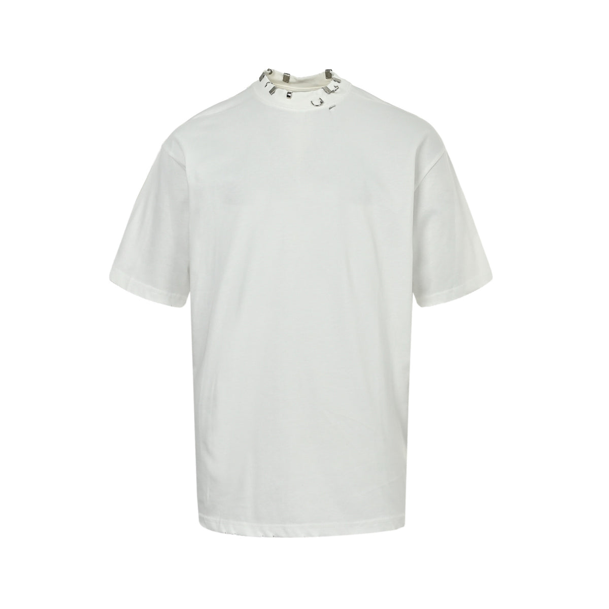 Balenciagag/Balanciaga rivet perforated short sleeves