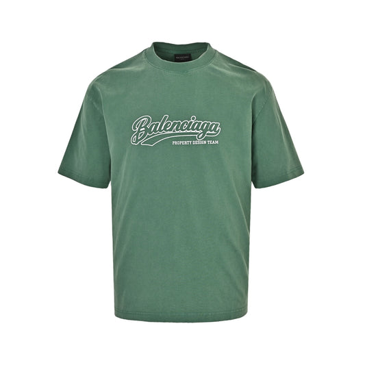Balenciaga/Balanciaga Designer Limited Washed Distressed Short Sleeves