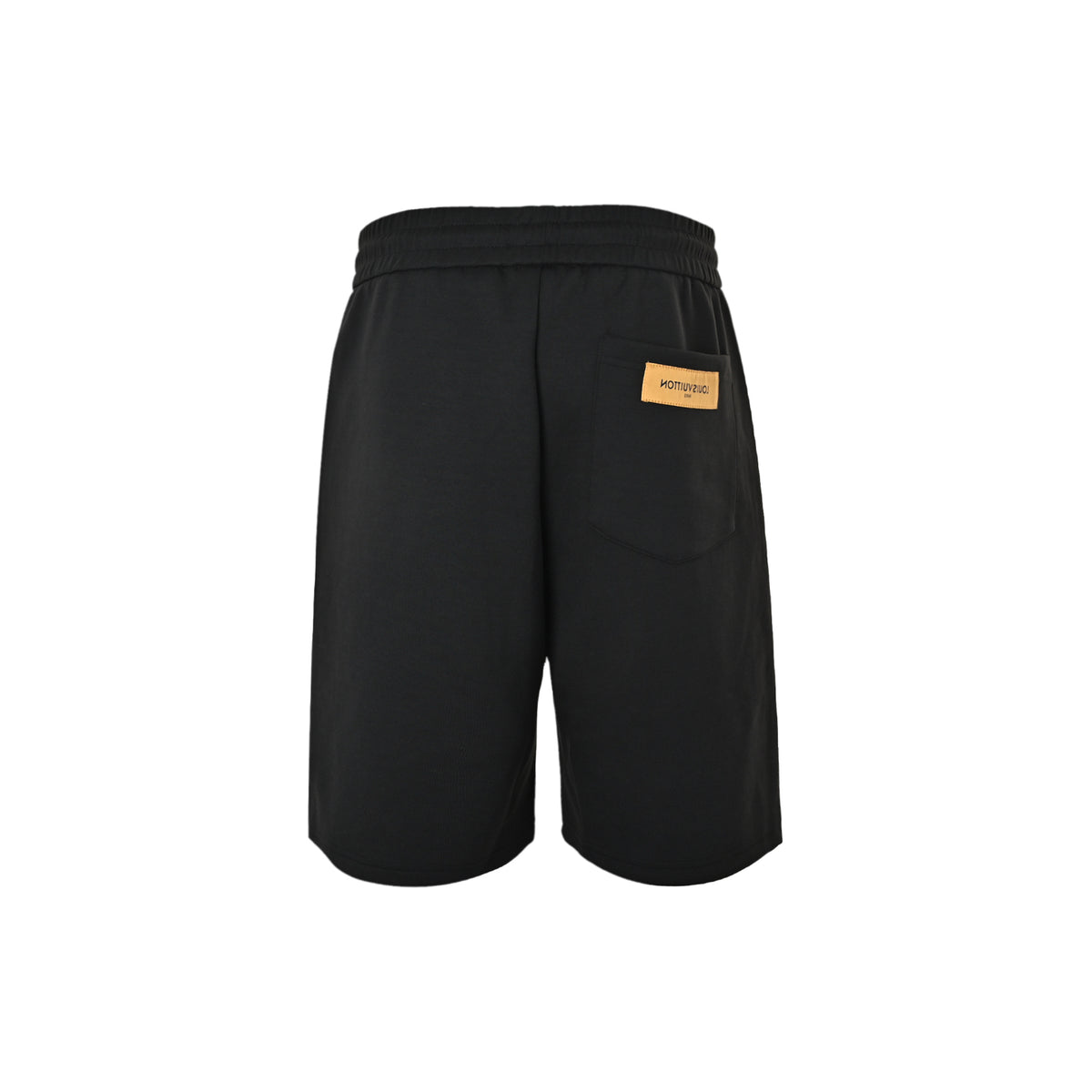 Louis Vuitton wave pattern old flower embroidered logo shorts
