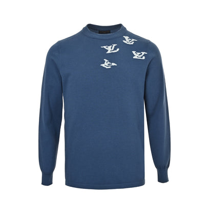 Louis Vuitton cloud jazz trumpet jacquard sweater