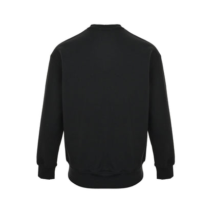 Loewe/Luo Yiwei 25Fw colorful stitching embroidered round neck sweatshirt