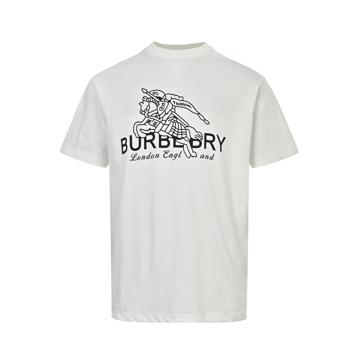 Burberry war horse print round neck short sleeves