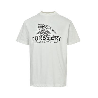 Burberry war horse print round neck short sleeves
