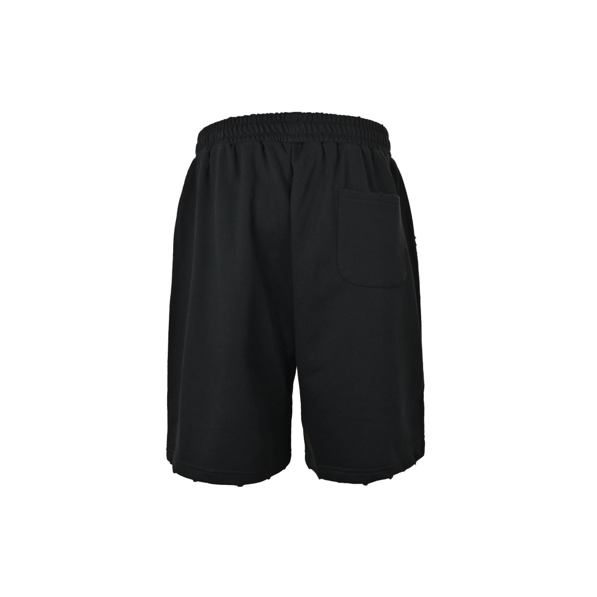 Balenciaga/Balanciaga classic engraved logo metal ring button shorts