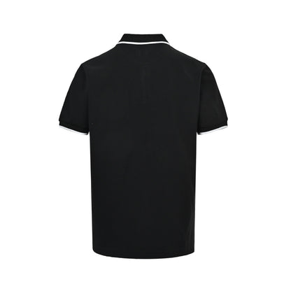 Burberry chest pocket letter print Polo short sleeves