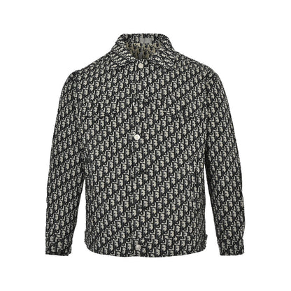 Dior classic old flower jacquard shirt jacket
