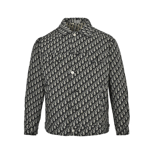 Dior classic old flower jacquard shirt jacket