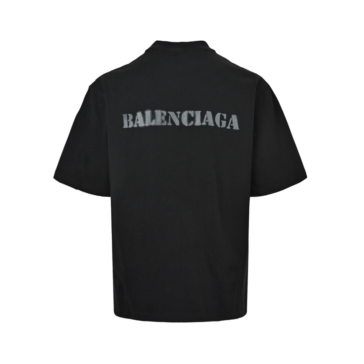 Balenciaga blurred letter print short sleeves