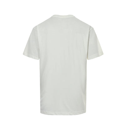 Celine curved flocking printed short sleeves