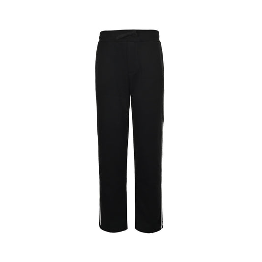 Dior 24Fw circular embroidered webbing fleece trousers