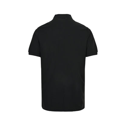 Burberry artistic signature embroidered Polo short sleeves