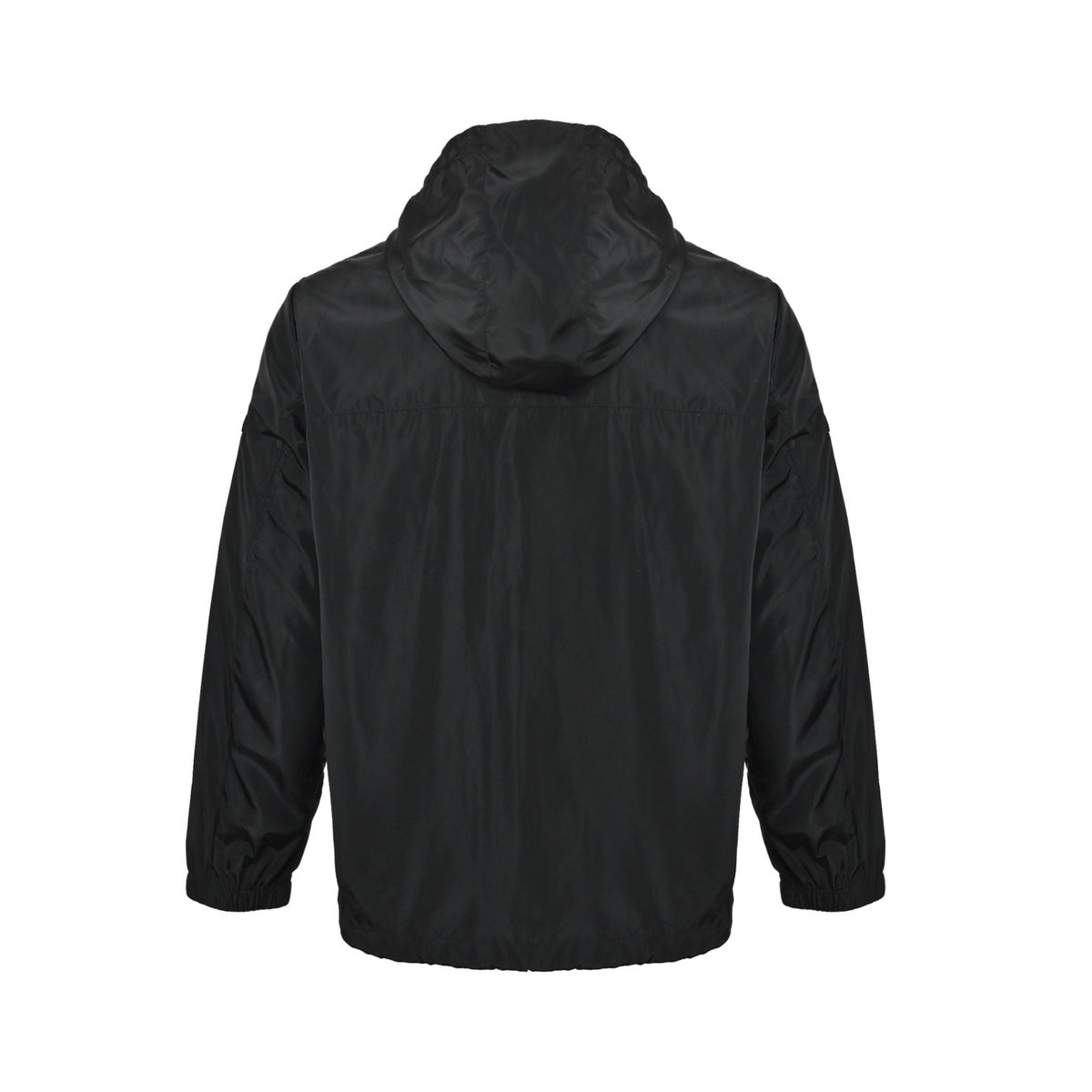 Prada Sleeve Pocket Triangle Logo Hooded Windbreaker Jacket