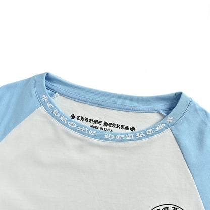 Chrome Hearts/Chrome Heart 23ss horseshoe stitching printed long-sleeved T-shirt