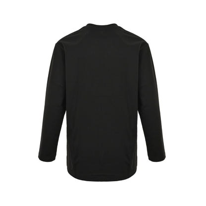 Prada 25Fw large logo splash print long-sleeved T-shirt