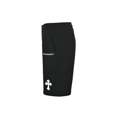 Chrome Hearts leather cross shorts
