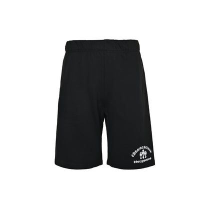Chrome Hearts Sanskrit triple cross flower embroidered shorts