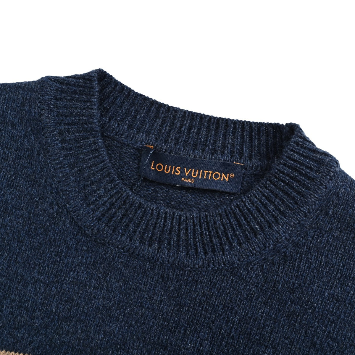 Louis Vuitton puppy jacquard crew neck sweater