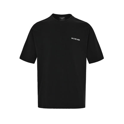 Balenciaga 22ss front and back letter print short sleeves