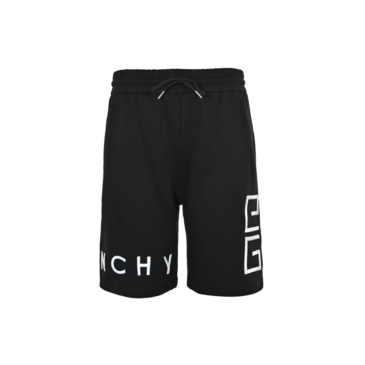 GIVENCHY three-dimensional embroidered letter logo shorts