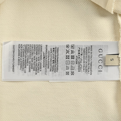 Gucci 24ss collar striped double G embroidered Polo short sleeves