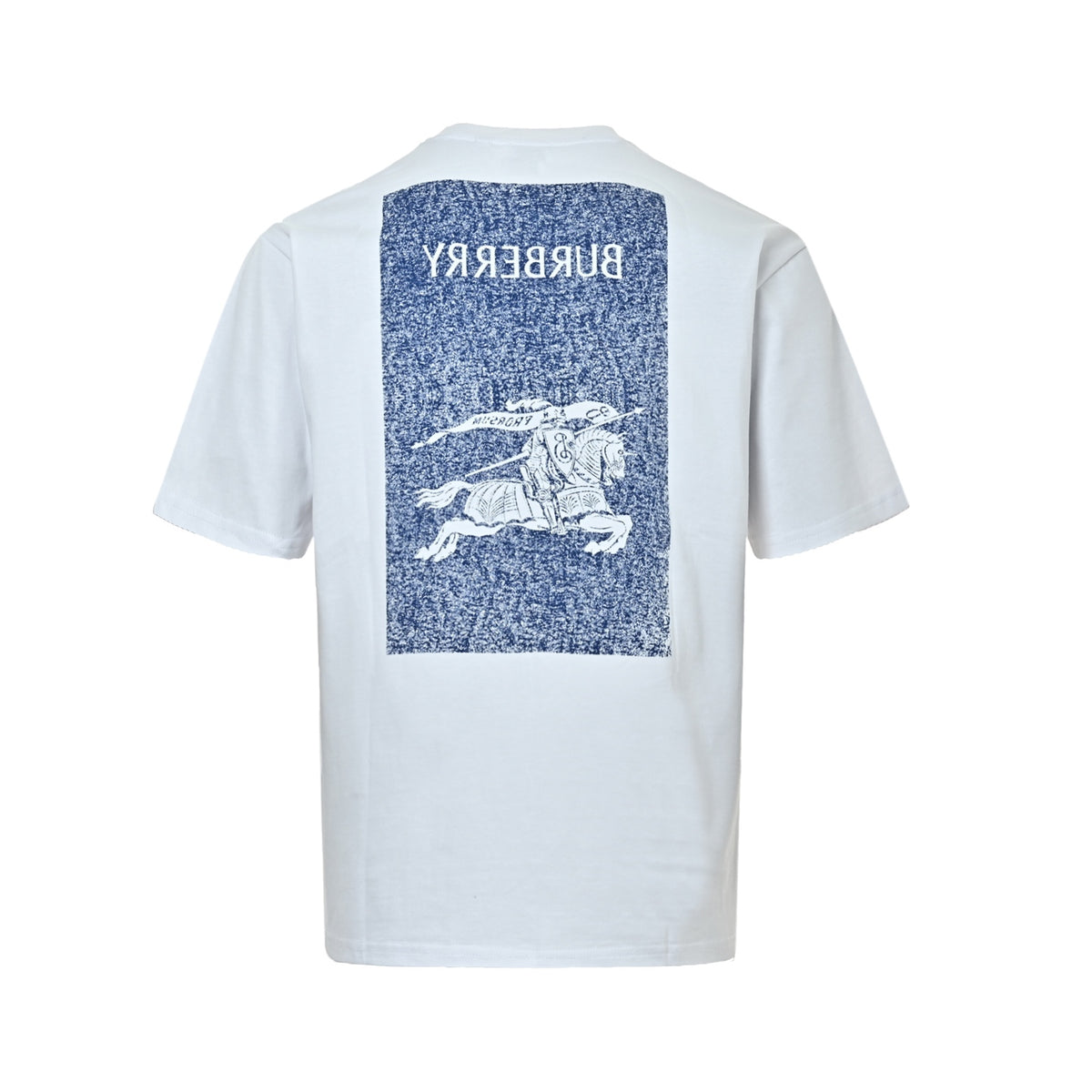 Burberry war horse print short sleeves on the back