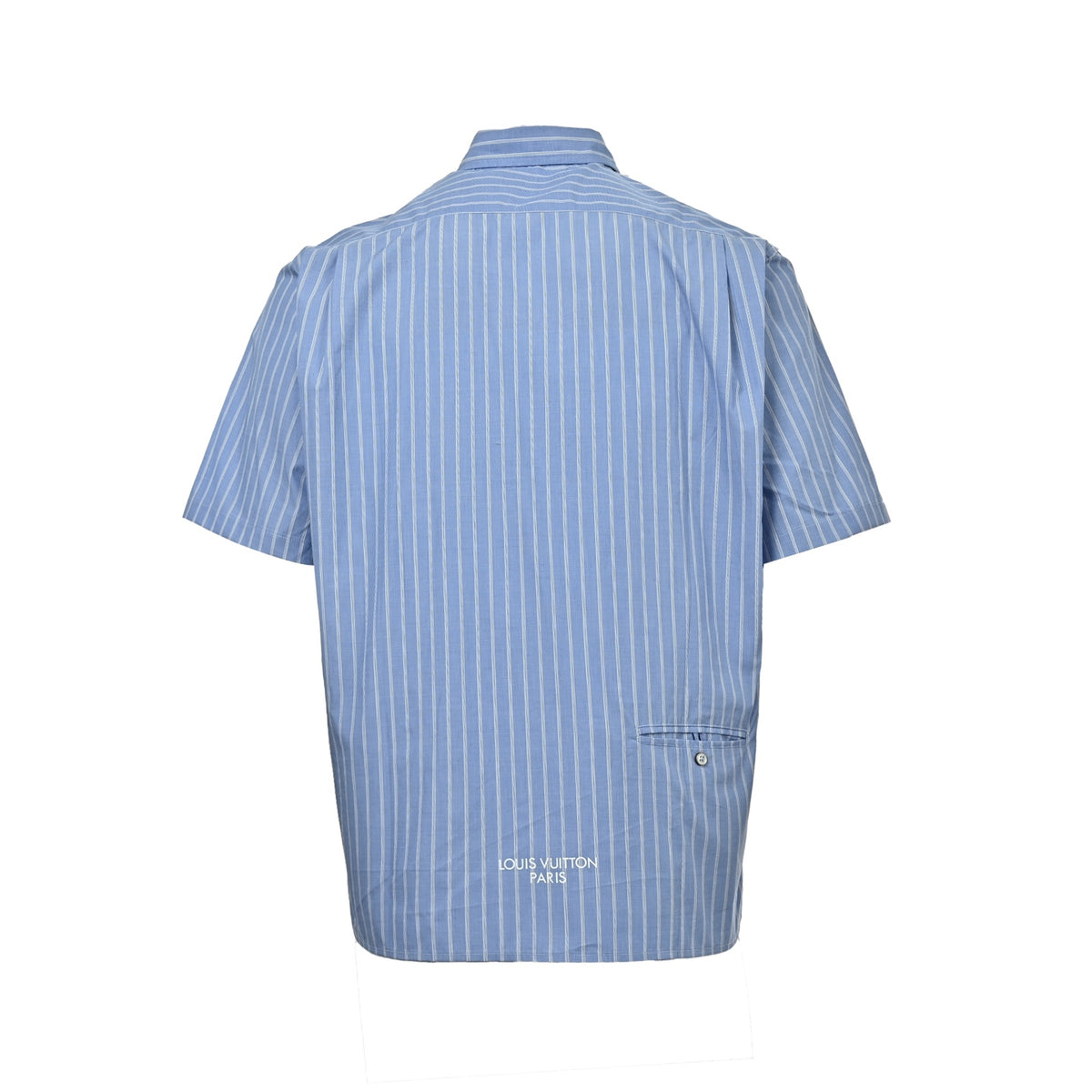 Louis Vuitton letter slogan striped short-sleeved shirt