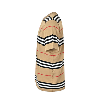 Burberry classic TB embroidered striped knitted short sleeves