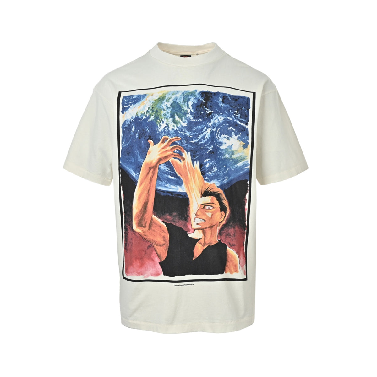 SAINT MICHAEL Parasitic beast print short sleeves