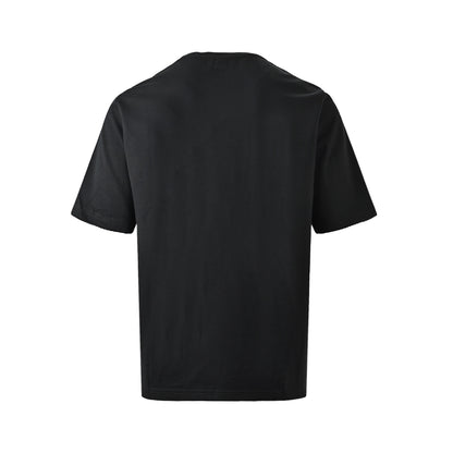 Ami Paris flocked love chapter embroidered short sleeves