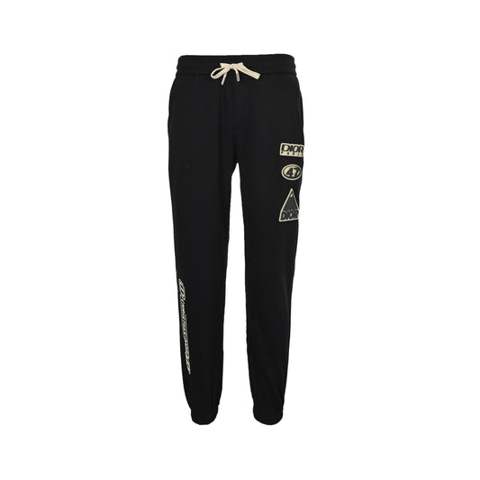 Dior 25Fw laminated letter logo trousers