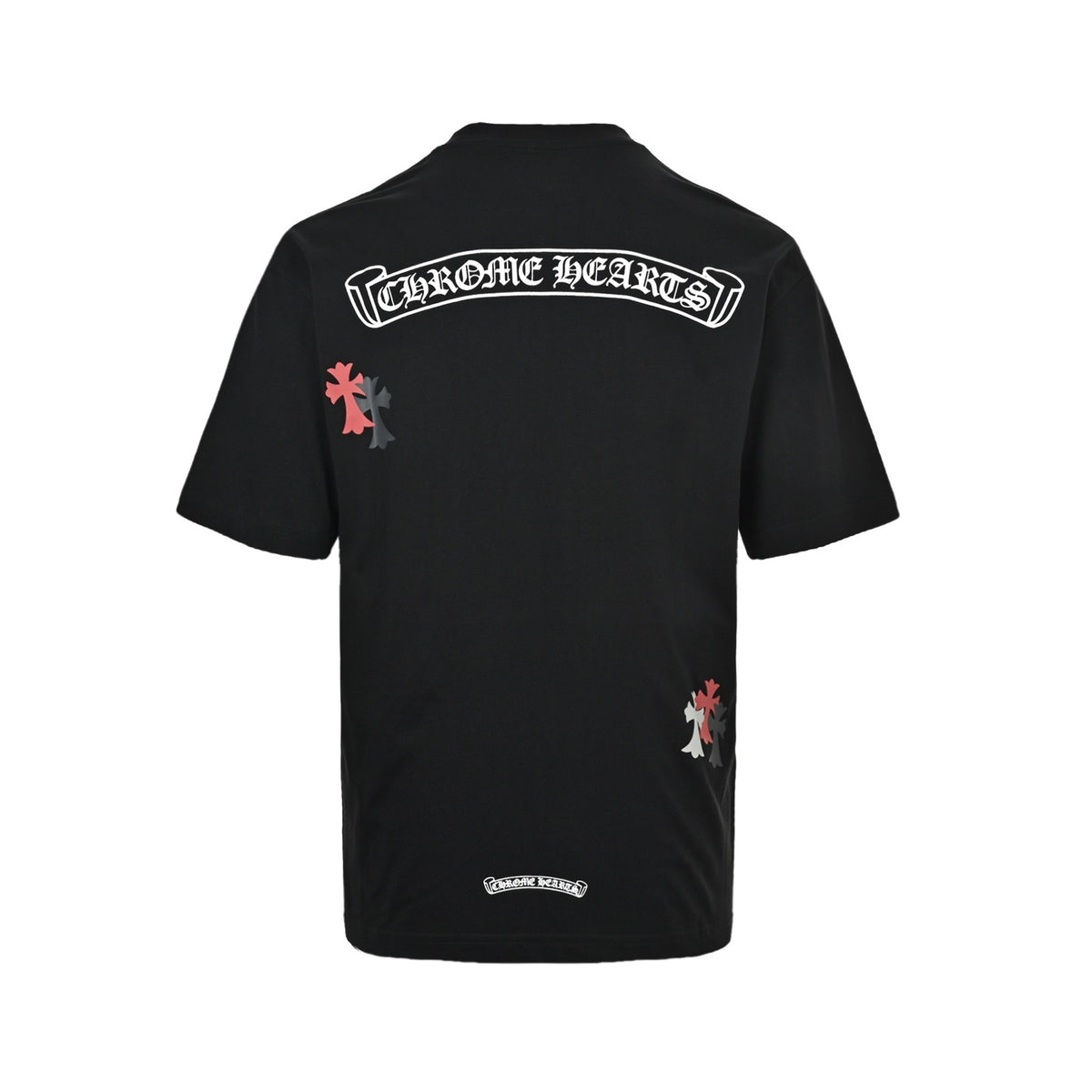 Chrome Hearts/Chrome Heart Cross Star Print Short Sleeve