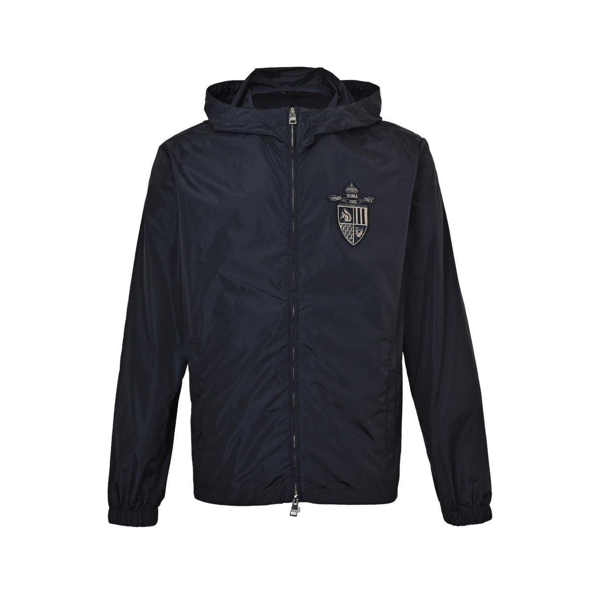 Fendi 25ss embroidered badge light jacket