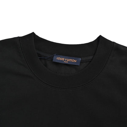 Louis Vuitton colorful logo embroidered short sleeves
