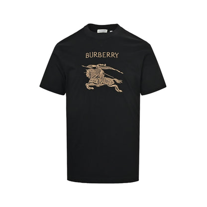 Burberry 26ss War Horse Knight Embroidered Logo Short Sleeve
