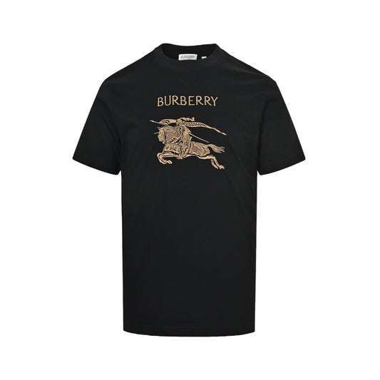 Burberry 26ss War Horse Knight Embroidered Logo Short Sleeve