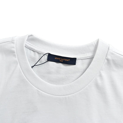 Louis Vuitton gold flower signature embroidered short sleeves