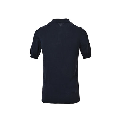 Burberry 26ss war horse logo embroidered knitted Polo short sleeves