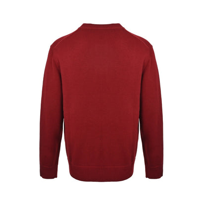 Gucci 25Fw chest double G embroidered crew neck sweater