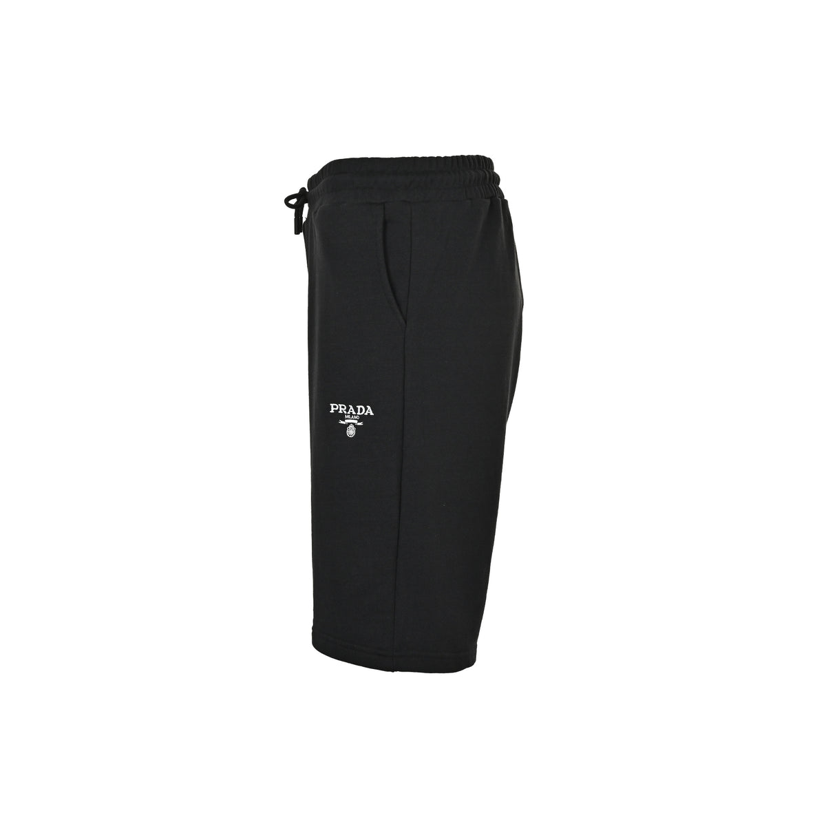 Prada embroidered logo drawstring shorts