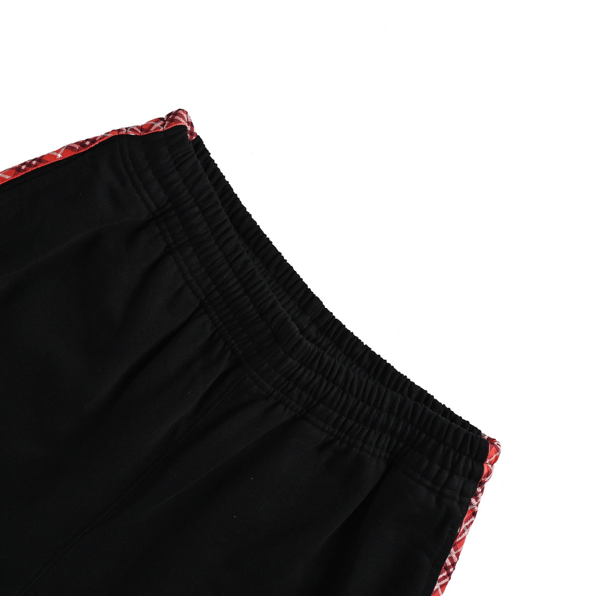 Burberry red plaid web shorts