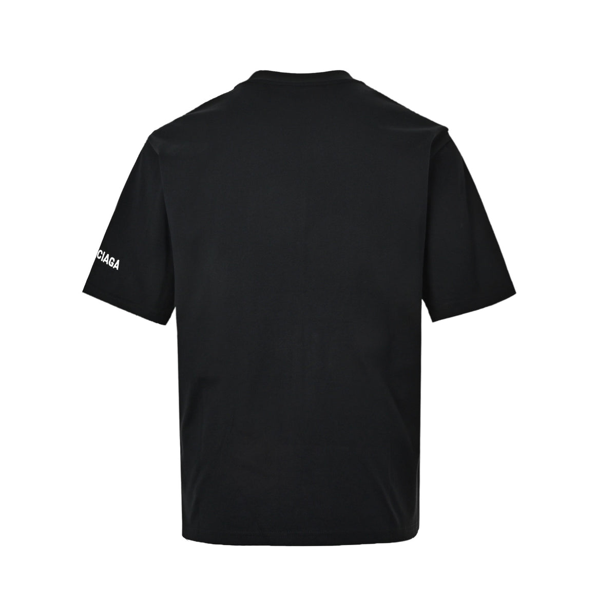 Balenciaga HBO joint rose wine bottle printed short sleeves