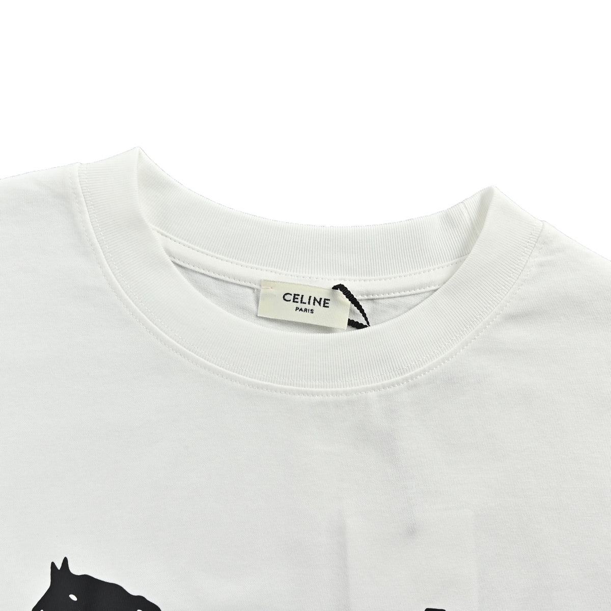 Celine carriage logo printed short sleeves