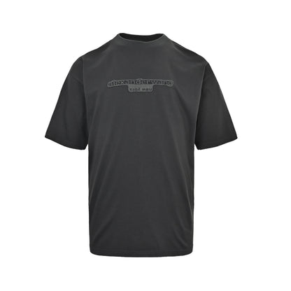 ALEXANDER WANG felt patch embroidered short sleeves