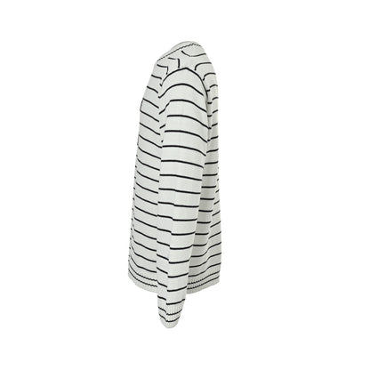 Prada letter jacquard striped crew neck sweater