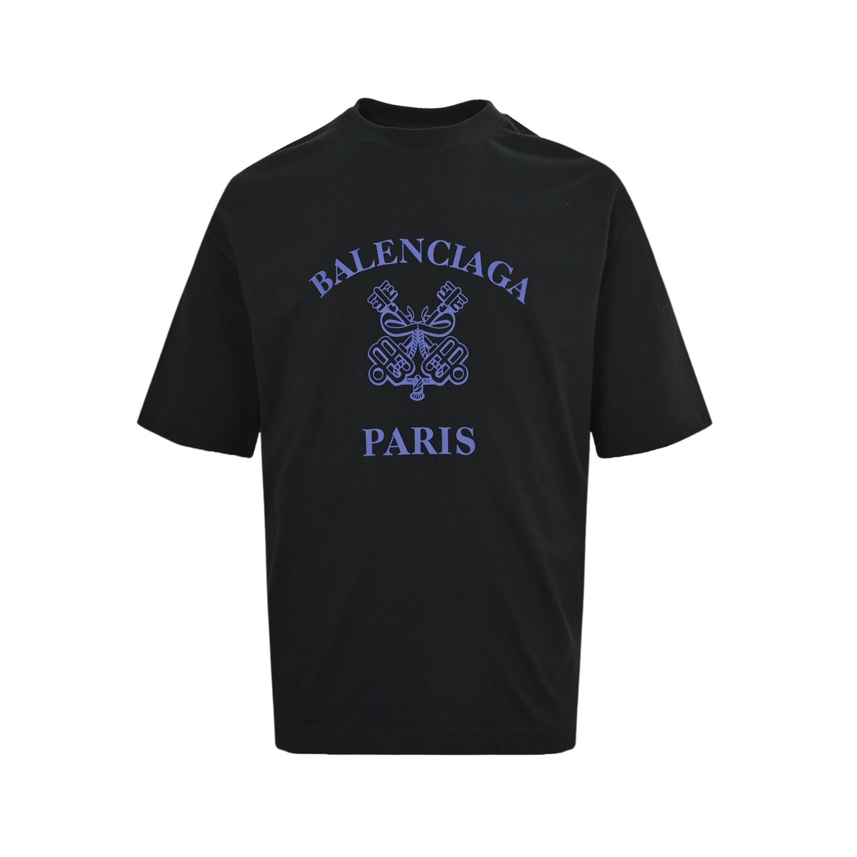 Balenciaga key pattern printed short sleeves