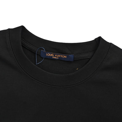 Louis Vuitton building block logo printed short sleeves