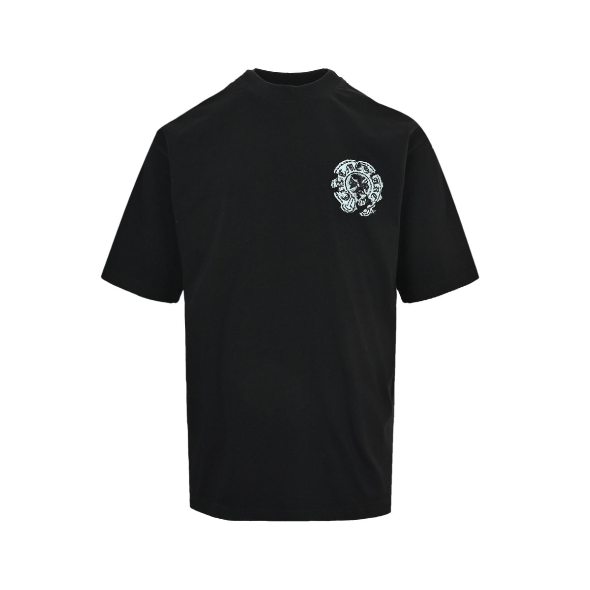 Chrome Hearts Heavy Industry Scroll Patch Embroidered Short Sleeves