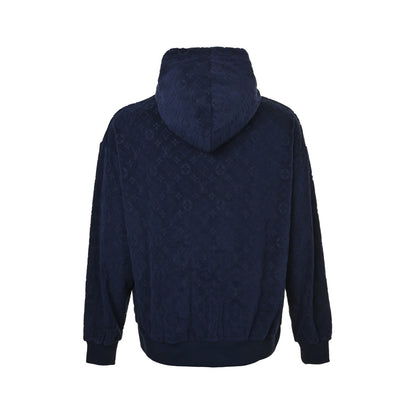 Louis Vuitton 25Fw presbyopia printed towel zipper jacket